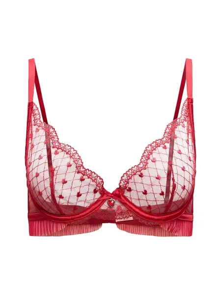 Hunkemöller Podprsenka 'Cordelie'  krvavo červená