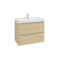 Kúpeľňová skrinka s umývadlom Naturel Stilla 80x60x45 cm dub Vicenza mat STILLADV08057U3