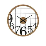 NÁSTĚNNÉ HODINY černá 60/3.5/60 cm