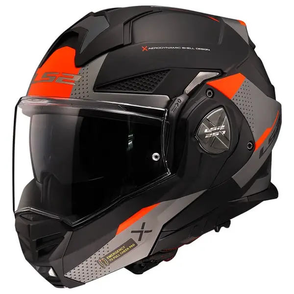 Překlopná moto přilba LS2 FF901 Advant X Oblivion Matt Black Titanium P/J 3XL (65-66)