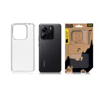 Zadní kryt Tactical TPU pro Xiaomi Redmi Note 14 5G, transparentní