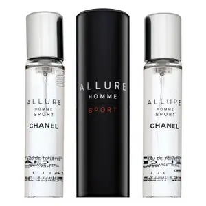 Chanel Allure Homme Sport - Refillable toaletní voda pro muže 3 x 20 ml