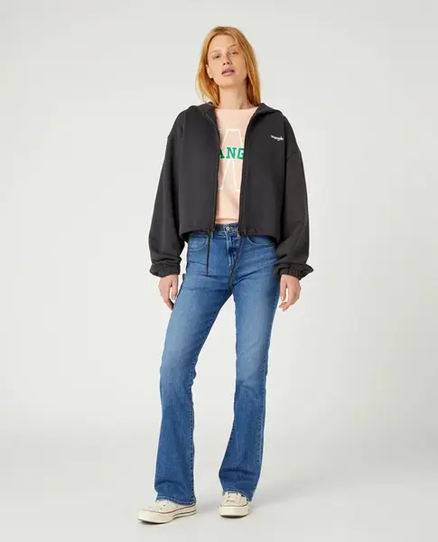 Dámské rifle WRANGLER W28B4736Y BOOTCUT RAVEN Velikost: 28/32