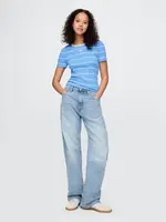 GAP Dámské Crop tričko s logem 637782-03 Velikost: S