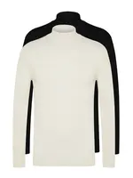 Trendyol Sveter  nebielená / čierna