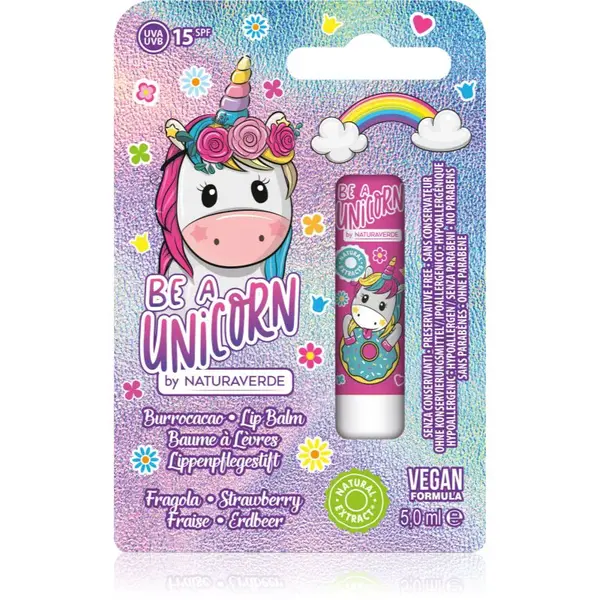 Be a Unicorn Naturaverde Lip Balm balzám na rty pro děti 1 ks