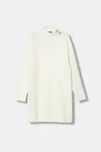 Dětské šaty s příměsí vlny United Colors of Benetton