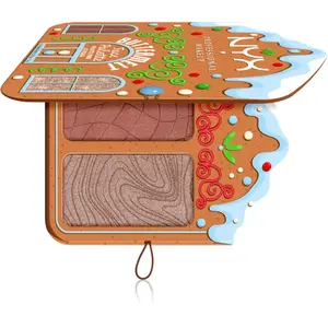 NYX Professional Makeup Gingerbaddie Land Buttermelt paletka rozjasňovačů a tvářenek odstín Deep 1 ks