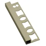 Lišta ukončovací "hranatá" Profil-EU champagne, PVC, dĺžka 250 cm, výška hrany 10 mm, LH10250CH