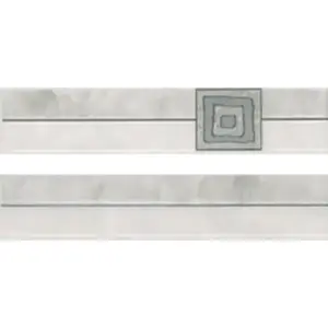 Listela Multi Laura sivá 5x25 cm lesk WLAGE094.1