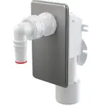 Sifon pračkový podomítkový, Alca nerez APS3