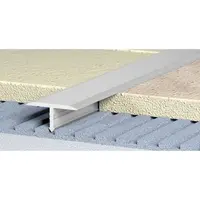 Lišta dělící "T" Havos hliník, hliník, dĺžka 250 cm, výška hrany 10 mm, ALT14250