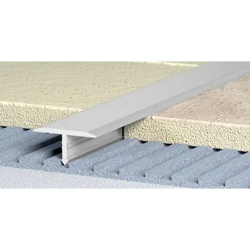 Lišta dělící "T" Havos hliník, hliník, dĺžka 250 cm, výška hrany 10 mm, ALT14250