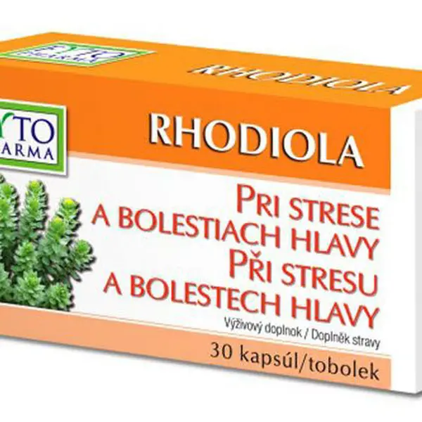 Fytopharma Rhodiola tobolky při stresu 30 ks