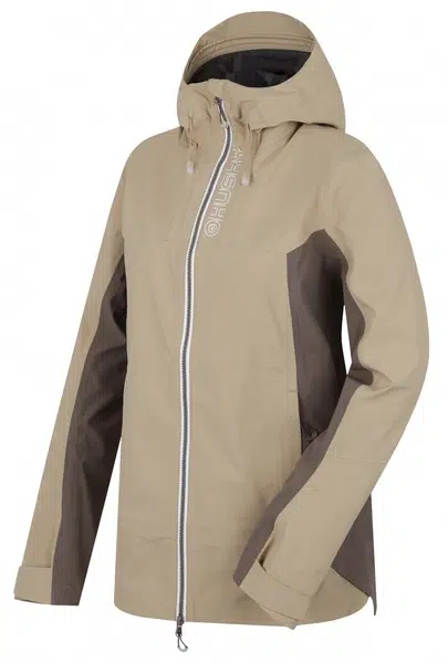 Husky Nanola L S, beige/grey Dámská outdoor bunda