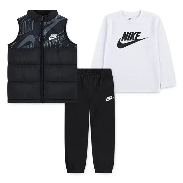 Nike boys 3 pc vest ls pant set 104-110 cm