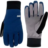 Swix TUR SOFTSHELL GLOVE Lyžařské rukavice, modrá, velikost