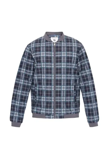 MO Prechodná bunda  modrá / sivá