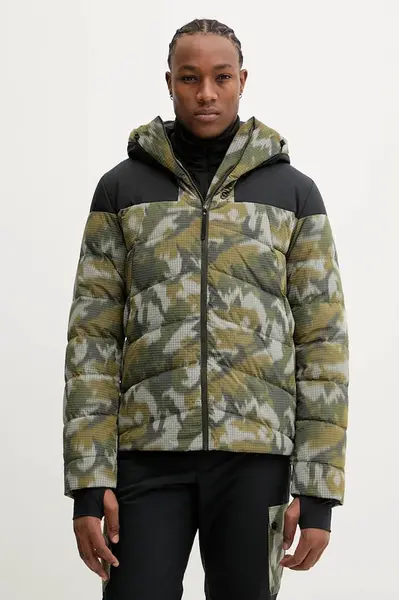 Péřová lyžařská bunda Colmar zelená barva, 1002.3ZR