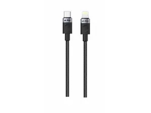 Kabel iPEAX 90010102 USB-C/Lightning 1m Black - zánovní/natrhnutý obal