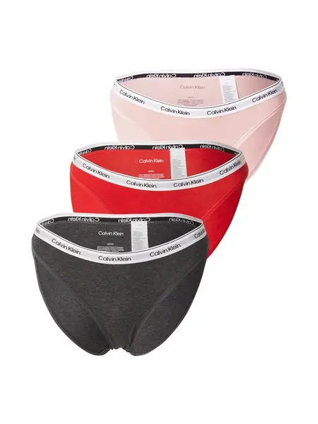 Calvin Klein Underwear Nohavičky  ružová / červená / čierna