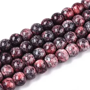 Baking Paint Glass Beads Strands