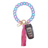 Chain Link Wristlet Keychain