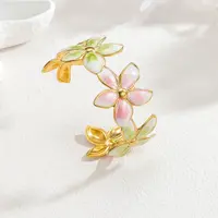 304 Stainless Steel Cuff Bangles for Women