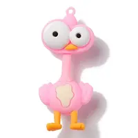 Opaque PVC Plastic Big Pendants