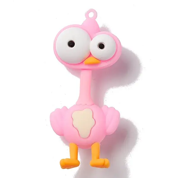 Opaque PVC Plastic Big Pendants