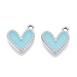 Rack Plating Alloy Enamel Charms