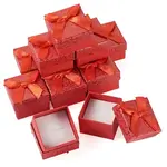 Bowknot Cardboard Paper Ring Gift Storage Boxes
