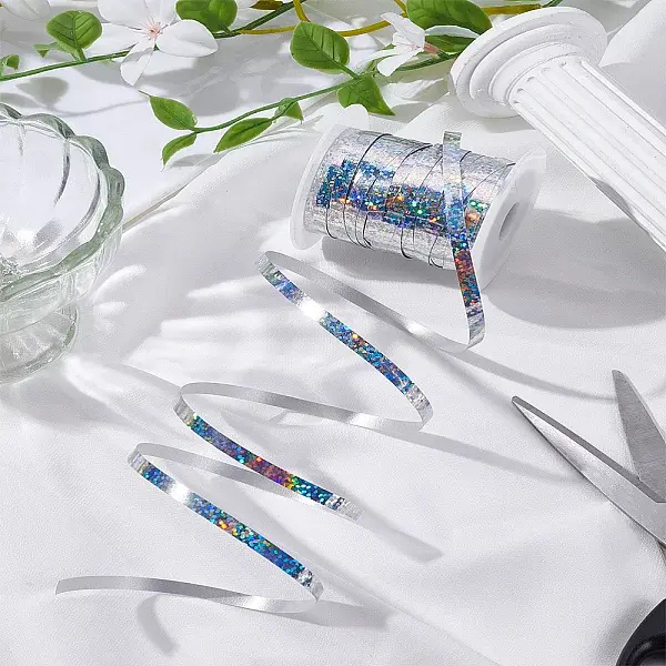 50 Yards Holographic Plastic Ribbon