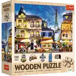 Trefl Dřevěné puzzle 1000 - Francouzská ulička