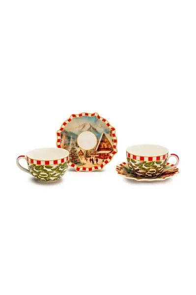 Sada šálků a podšálků pro 2 osoby Palais Royal 200 ml 4 části více barev