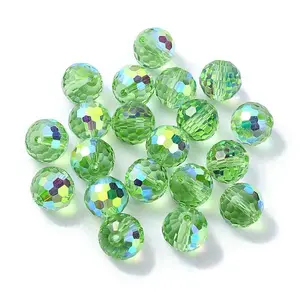 AB Color Plated Glass Beads