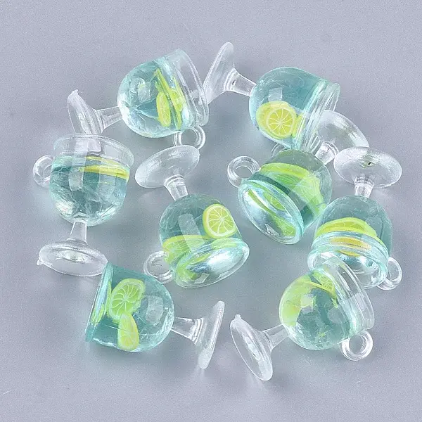 Resin Cup Pendants