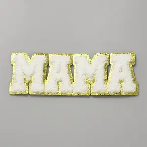Word Mama Computerized Embroidery Iron on/Sew on Patches