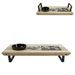 Drevená servírovacia doska GUSTA s miskou