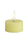 LED svíčka Deluxe Homeart Lys Gul Fyrfadslys 4 x 4,5cm 2-pack