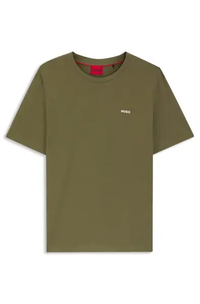 HUGO Tričko 'Dero'  olivová