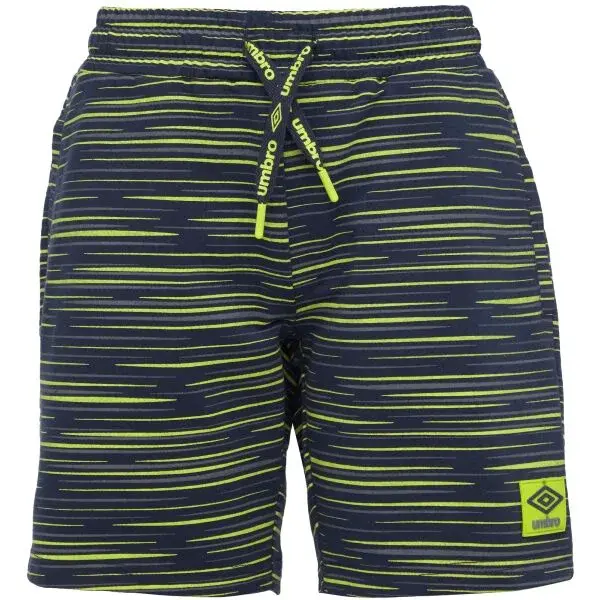 Umbro MANUEL Pohodlné chlapčenské šortky z úpletu, tmavo modrá, veľkosť 140-146