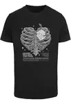Mister Tee Tričko 'Heart Cage'  sivá / čierna / biela