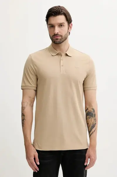 Bavlněné polo tričko HUGO Donos222