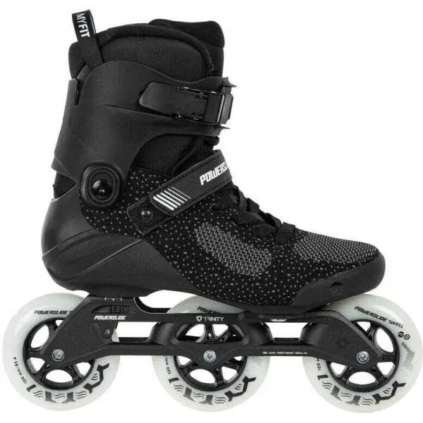 Powerslide SWELL LITE BLACK 100 TRINITY 2022 Fitness brusle, černá, velikost