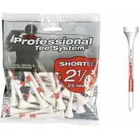 PRIDE SPORT RETAIL BAGS 2-1/8" 25KS Golfové týčka, biela, veľkosť