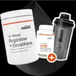 GymBeam ARGININ + ORNITHIN - 420 G - ZELENÉ JABLKO Aminokyselina, , veľkosť