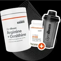 GymBeam ARGININ + ORNITHIN - 420 G - ZELENÉ JABLKO Aminokyselina, , veľkosť