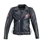 Kožená moto bunda W-TEC Black Heart Perfectis černá 3XL