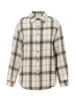 Imily Bela Blúzka  krémová / hnedá / čierna